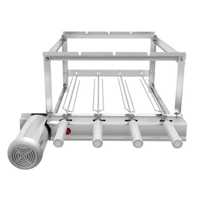 Churrasqueira Giratória inox 4 espetos SeveFort 