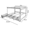 Churrasqueira Giratória inox 4 espetos SeveFort 