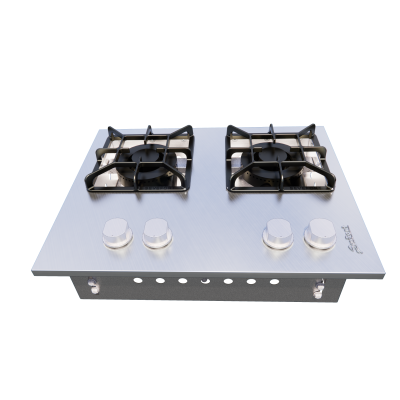 Fogão Cooktop 2 Bocas Queimador Duplo