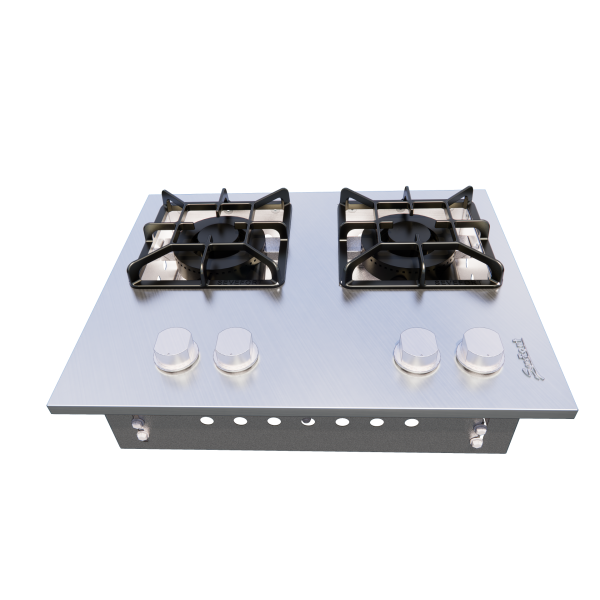 Fogão Cooktop 2 Bocas Queimador Duplo