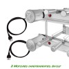 Churrasqueira Giratória  7 espetos Inox Bivolt Dupla