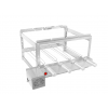 Churrasqueira Tijolinho gril inox 4 espetos svft motor quadrado
