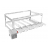Churrasqueira Tijolinho gril inox 6 espetos svft motor quadrado