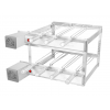 Churrasqueira Tijolinho gril inox 7 espetos svft motor quadrado