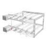 Churrasqueira Tijolinho gril inox 9 espetos svft motor quadrado