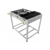 Fogão Industrial Inox 4 Bocas chapa Baixa Pressão