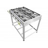 Fogão Industrial Inox 6 Bocas Caulim