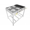 Fogão Industrial Inox 4 Bocas chapa Caulim