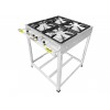 Fogão Industrial Inox 4 Bocas Caulim Iron