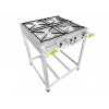 Fogão Industrial Inox 4 Bocas Caulim
