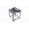 Fogão Industrial Inox 2 Bocas chapa Baixa Pressão queimador duplo