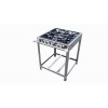 Fogão Industrial Inox 4 Bocas Baixa Pressão queimador duplo Iron