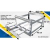 Churrasqueira gira gril inox 3 espetos sevefort