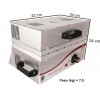 Crepeira Crepe Suíço 6 Cavidades Inox