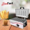 Crepeira Crepe Suíço 6 Cavidades Inox
